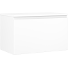 Mexen Orio meuble de salle de bains sous lavabo 80 cm avec plateau, 1 tiroir, blanc mat - 91A10-08047-1-BFC01