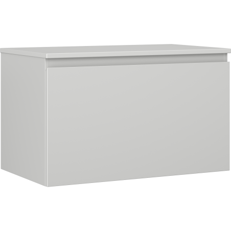 Mexen Orio meuble de salle de bain sous-lavabo 80 cm avec plateau, 1 tiroir, gris mat - 91A10-08047-1-BFC62