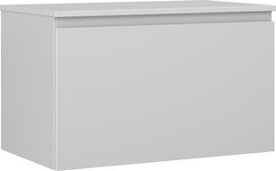 Mexen Orio meuble de salle de bain sous-lavabo 80 cm avec plateau, 1 tiroir, gris mat - 91A10-08047-1-BFC62
