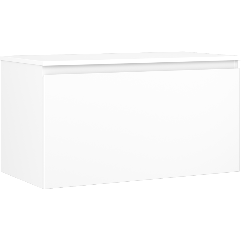 Mexen Orio meuble de salle de bain sous-lavabo 90 cm avec plateau, 1 tiroir, blanc mat - 91A10-09047-1-BFC01