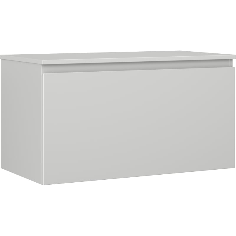 Mexen Orio meuble de salle de bain sous-vasque 90 cm avec plateau, 1 tiroir, gris mat - 91A10-09047-1-BFC62