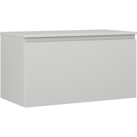 Mexen Orio armoire de salle de bain sous lavabo 90 cm avec plateau, 1 tiroir, gris mat - 91A10-09047-1-BFC62