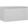Mexen Orio armoire de salle de bain sous lavabo 90 cm avec plateau, 1 tiroir, gris mat - 91A10-09047-1-BFC62