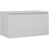 Mexen Orio meuble de salle de bain sous-vasque 90 cm avec plateau, 1 tiroir, gris mat - 91A10-09047-1-BFC62