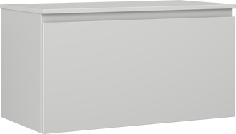 Mexen Orio meuble de salle de bain sous-vasque 90 cm avec plateau, 1 tiroir, gris mat - 91A10-09047-1-BFC62