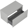 Mexen Orio armoire de salle de bain sous lavabo 90 cm avec plateau, 1 tiroir, gris mat - 91A10-09047-1-BFC62