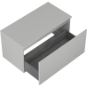 Mexen Orio meuble de salle de bain sous-vasque 90 cm avec plateau, 1 tiroir, gris mat - 91A10-09047-1-BFC62