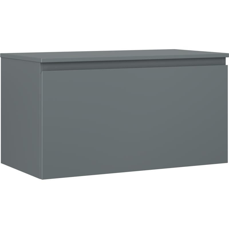 Mexen Orio meuble de salle de bain sous-vasque 90 cm avec plateau, 1 tiroir, graphite mat - 91A10-09047-1-BFC66
