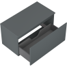Mexen Orio meuble de salle de bain sous-vasque 90 cm avec plateau, 1 tiroir, graphite mat - 91A10-09047-1-BFC66