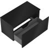 Mexen Orio meuble de salle de bains sous lavabo 90 cm avec plateau, 1 tiroir, noir mat - 91A10-09047-1-BFC71