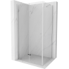Mexen Lima cabine de douche pliante 75 x 120 cm, transparent, chromé - 856-075-120-01-00
