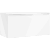 Mexen Orio meuble de salle de bain sous lavabo 100 cm avec plan, 1 tiroir, blanc brillant - 91A10-10047-1-BFC00