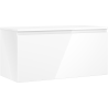 Mexen Orio meuble de salle de bain sous lavabo 100 cm avec plateau, 1 tiroir, blanc brillant - 91A10-10047-1-BFC00