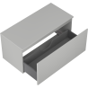 Mexen Orio meuble de salle de bain sous-vasque 100 cm avec plateau, 1 tiroir, gris mat - 91A10-10047-1-BFC62