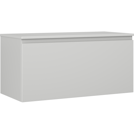 Mexen Orio armoire de salle de bain sous le lavabo 100 cm avec plateau, 1 tiroir, gris mat - 91A10-10047-1-BFC62