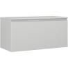 Mexen Orio meuble de salle de bain sous-vasque 100 cm avec plateau, 1 tiroir, gris mat - 91A10-10047-1-BFC62