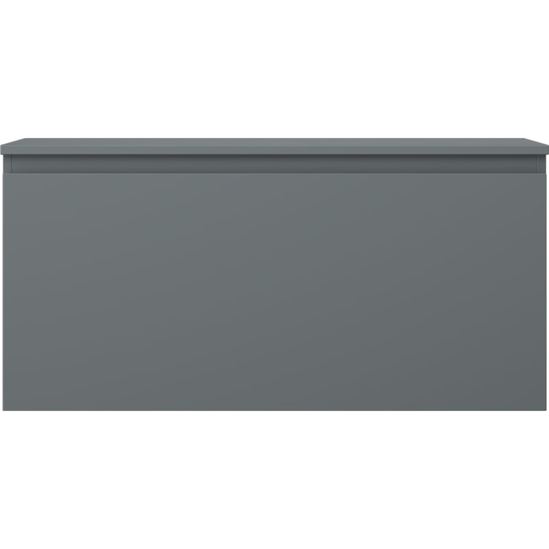 Mexen Orio meuble de salle de bain sous-lavabo 100 cm avec plateau, 1 tiroir, graphite mat - 91A10-10047-1-BFC66
