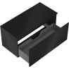 Mexen Orio meuble de salle de bain sous lavabo 100 cm avec plan, 1 tiroir, noir mat - 91A10-10047-1-BFC71