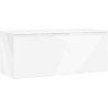 Mexen Orio meuble de salle de bain sous lavabo 120 cm avec plateau, 1 tiroir, blanc brillant - 91A10-12047-1-BFC00