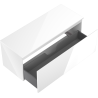 Mexen Orio meuble de salle de bains sous-lavabo 120 cm avec plateau, 1 tiroir, blanc brillant - 91A10-12047-1-BFC00