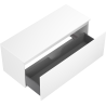 Mexen Orio meuble de salle de bains sous lavabo 120 cm avec plateau, 1 tiroir, blanc mat - 91A10-12047-1-BFC01