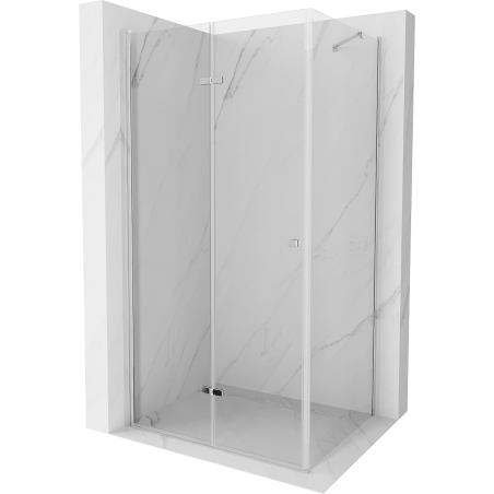Mexen Lima cabine de douche pliante 80 x 100 cm, transparent, chrome - 856-080-100-01-00