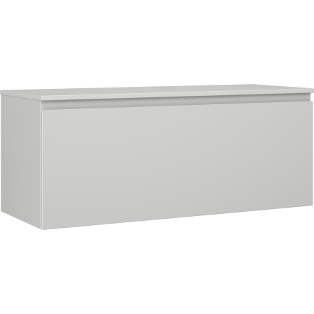 Mexen Orio armoire de salle de bain sous lavabo 120 cm avec plateau, 1 tiroir, gris mat - 91A10-12047-1-BFC62
