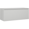 Mexen Orio armoire de salle de bain sous lavabo 120 cm avec plateau, 1 tiroir, gris mat - 91A10-12047-1-BFC62
