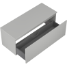 Mexen Orio meuble de salle de bain sous lavabo 120 cm avec plateau, 1 tiroir, gris mat - 91A10-12047-1-BFC62