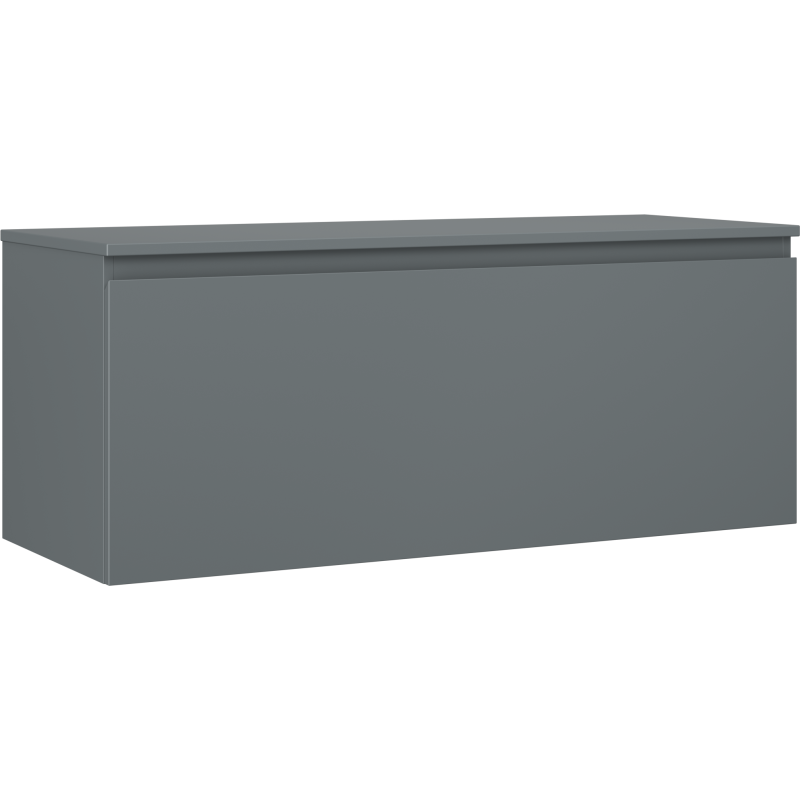 Mexen Orio meuble de salle de bain sous-lavabo 120 cm avec plateau, 1 tiroir, graphite mat - 91A10-12047-1-BFC66
