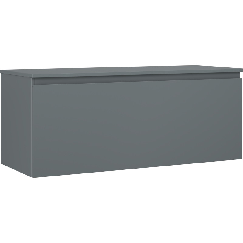 Mexen Orio meuble de salle de bain sous-vasque 120 cm avec plateau, 1 tiroir, graphite mat - 91A10-12047-1-BFC66