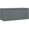 Mexen Orio meuble de salle de bain sous-vasque 120 cm avec plateau, 1 tiroir, graphite mat - 91A10-12047-1-BFC66