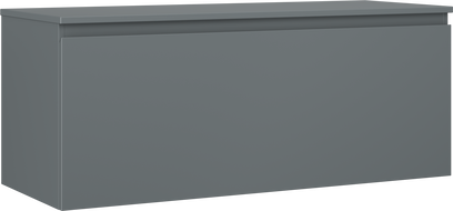 Mexen Orio meuble de salle de bain sous-vasque 120 cm avec plateau, 1 tiroir, graphite mat - 91A10-12047-1-BFC66