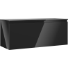 Mexen Orio meuble de salle de bains sous-lavabo 120 cm avec plan de travail, 1 tiroir, noir brillant - 91A10-12047-1-BFC70