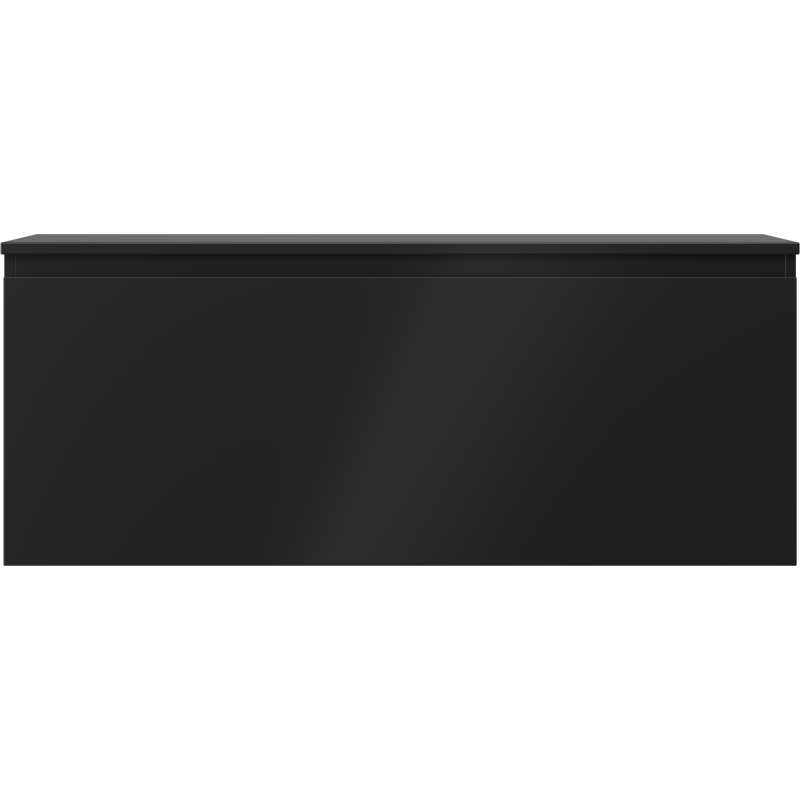 Mexen Orio meuble de salle de bain sous-lavabo 120 cm avec plateau, 1 tiroir, noir mat - 91A10-12047-1-BFC71