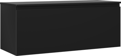Mexen Orio meuble de salle de bain sous-lavabo 120 cm avec plateau, 1 tiroir, noir mat - 91A10-12047-1-BFC71