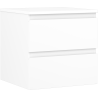 Mexen Orio meuble de salle de bain sous vasque 50 cm avec comptoir, 2 tiroirs, blanc mat - 91A10-05047-2-BFFC01
