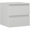 Mexen Orio armoire de salle de bain sous-lavabo 50 cm avec plateau, 2 tiroirs, gris mat - 91A10-05047-2-BFFC62