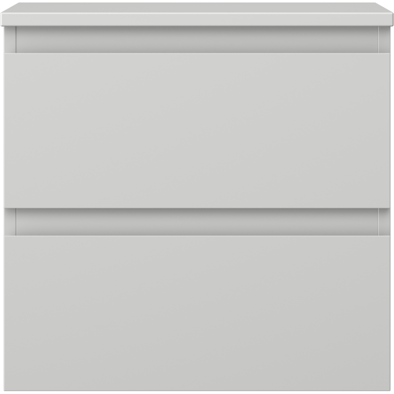 Mexen Orio armoire de salle de bain sous-lavabo 50 cm avec plateau, 2 tiroirs, gris mat - 91A10-05047-2-BFFC62