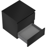 Mexen Orio armoire de salle de bains sous lavabo 50 cm avec plateau, 2 tiroirs, noir mat - 91A10-05047-2-BFFC71