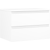 Mexen Orio meuble de salle de bain sous-vasque 70 cm avec plateau, 2 tiroirs, blanc mat - 91A10-07047-2-BFFC01