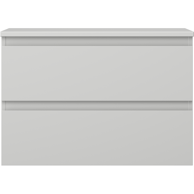 Mexen Orio meuble de salle de bains sous-vasque de 70 cm avec plateau, 2 tiroirs, gris mat - 91A10-07047-2-BFFC62