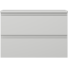 Mexen Orio armoire de salle de bain sous lavabo 70 cm avec plateau, 2 tiroirs, gris mat - 91A10-07047-2-BFFC62
