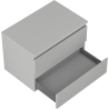 Mexen Orio meuble de salle de bains sous-vasque de 70 cm avec plateau, 2 tiroirs, gris mat - 91A10-07047-2-BFFC62