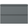 Mexen Orio meuble de salle de bain sous-lavabo 70 cm avec plateau, 2 tiroirs, graphite mat - 91A10-07047-2-BFFC66