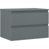 Mexen Orio meuble de salle de bain sous-lavabo 70 cm avec plateau, 2 tiroirs, graphite mat - 91A10-07047-2-BFFC66