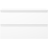Mexen Orio placard de salle de bain sous-lavabo 80 cm avec plateau, 2 tiroirs, blanc mat - 91A10-08047-2-BFFC01