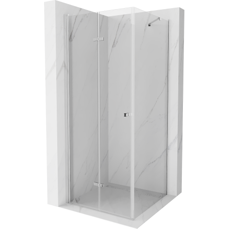 Mexen Lima cabine de douche pliante 90 x 90 cm, transparente, chromée - 856-090-090-01-00