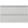 Mexen Orio armoire de salle de bain sous lavabo 80 cm avec plateau, 2 tiroirs, gris mat - 91A10-08047-2-BFFC62