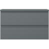 Mexen Orio meuble de salle de bains sous-lavabo 80 cm avec plateau, 2 tiroirs, graphite mat - 91A10-08047-2-BFFC66